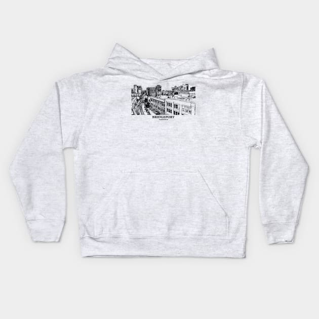 Bridgeport - Connecticut Kids Hoodie by Lakeric